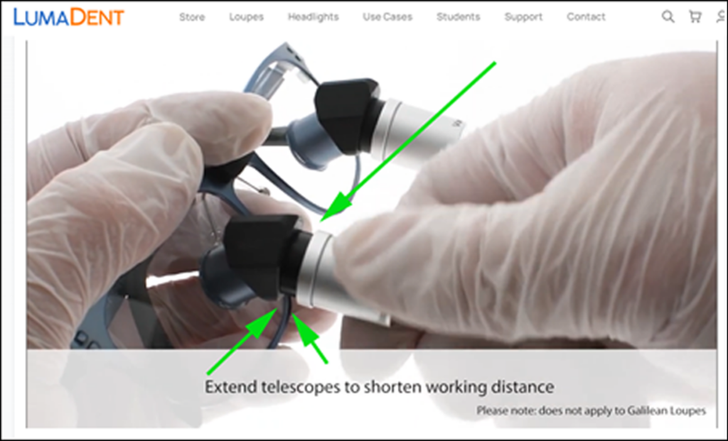 LumaDent Variable Working Distance