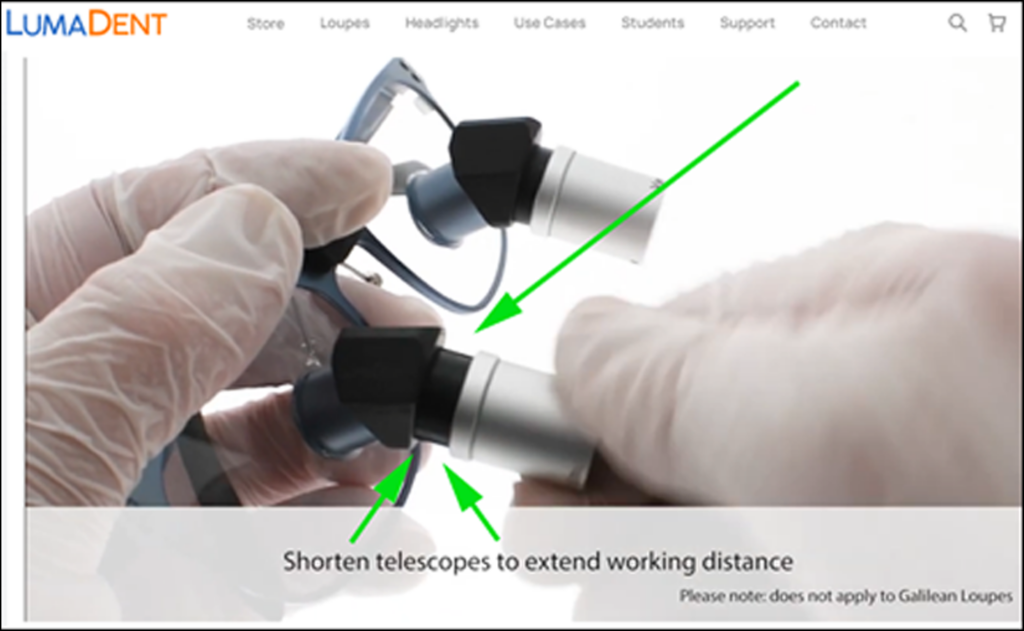 LumaDent Variable Working Distance